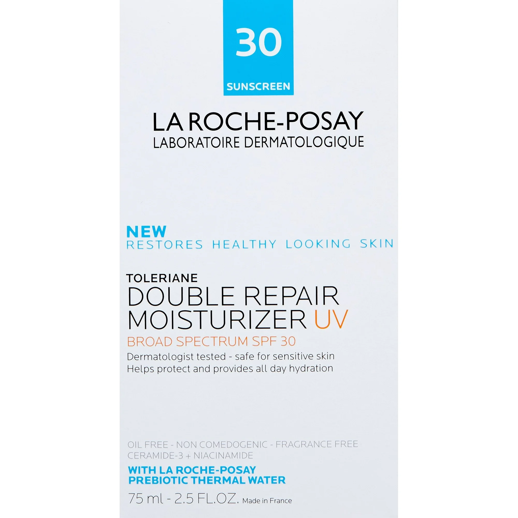 La Roche-Posay Toleriane Double Repair oil-Free Daily Facial Moisturizer 2.5 fl oz (75ml) - Image 2